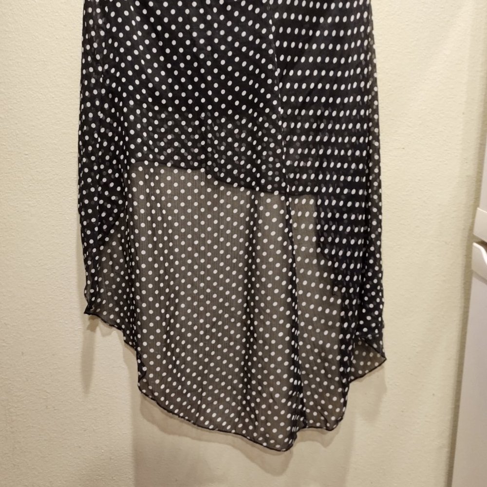 High Low Polka-dot Skirt